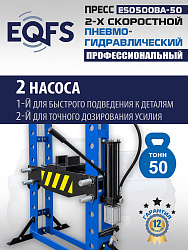Пресс гидравлический 50 тонн, ES0500BA-50 